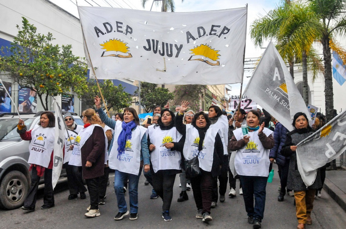 imagen Jujuy: paro docente y protestas en contra de la reforma constitucional