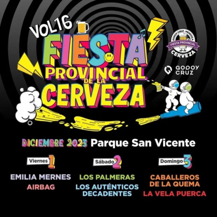 imagen Todo listo para la Fiesta de la Cerveza en Godoy Cruz