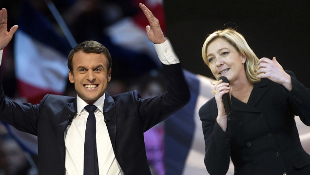 imagen Balotaje en Francia: las encuestas señalan a Macron como ganador