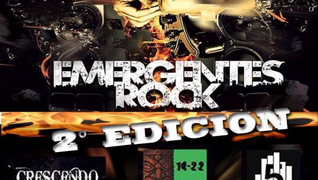 imagen  Se viene la segunda edición del Emergentes Rock