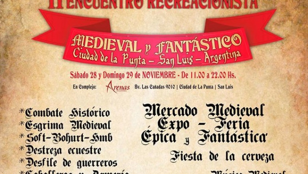imagen Segundo Encuentro Recreacionista Medieval y Fantástico