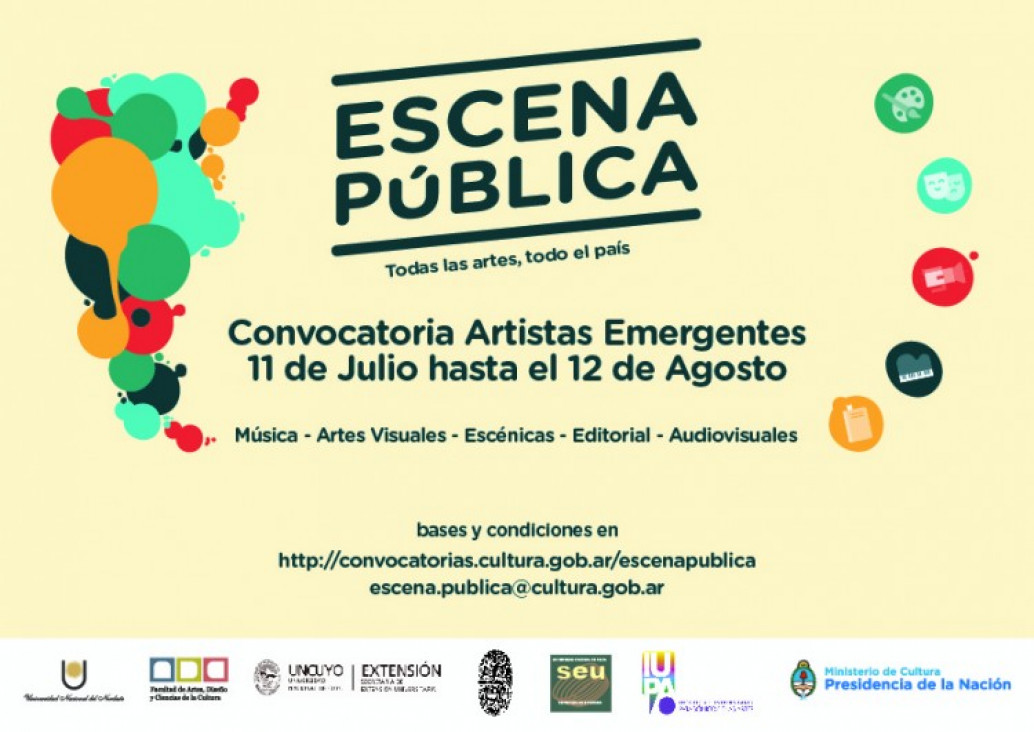 imagen Continúa abierta la convocatoria para artistas emergentes del programa "Escena Pública"