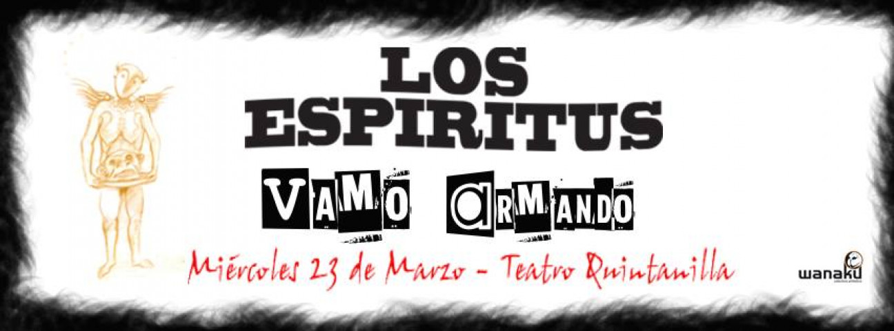 imagen Vamo Armando y los Espiritus, este miércoles en el Quintanilla