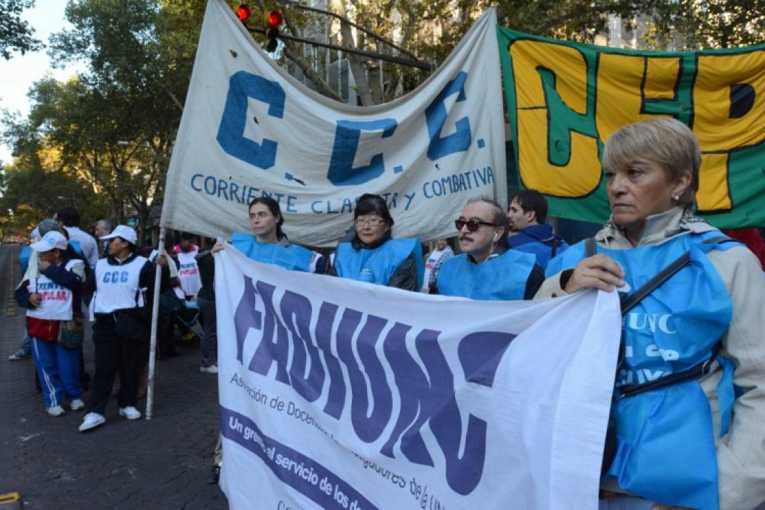 imagen Fadiunc adhiere al paro de Conadu Histórica y no hay clases en la UNCUYO