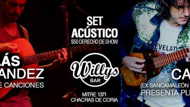 imagen Fede Cabral en Willys BAR, esta noche