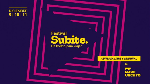 imagen "Festival Subite", la propuesta de la UNCUYO que reúne bandas en vivo, arte y talleres para cerrar el año