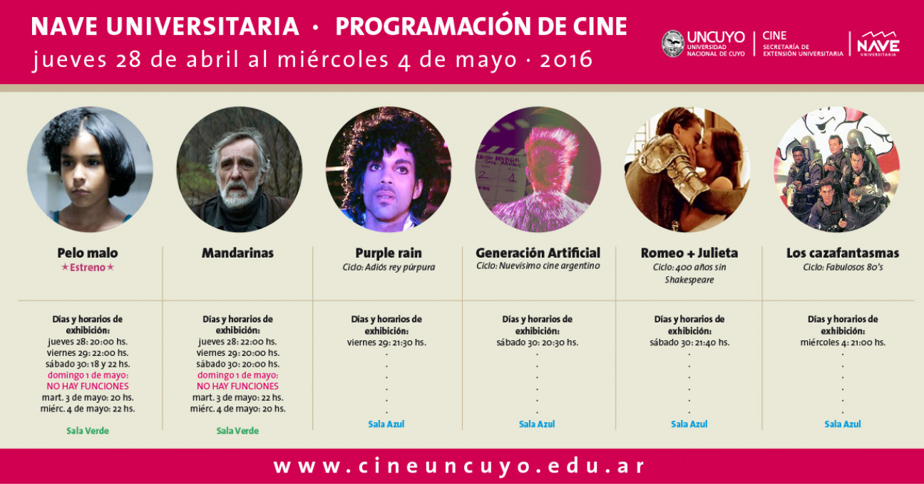 imagen ¿Vamos al cine? Enterate de todo lo que podés ver esta semana en el Cine Universidad