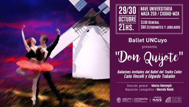 imagen "Don Quijote", un clásico que será interpretado por el Ballet de la UNCuyo