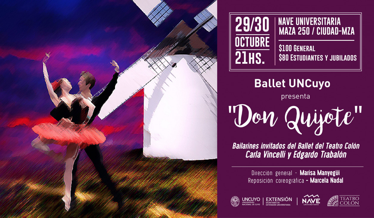 imagen "Don Quijote", un clásico que será interpretado por el Ballet de la UNCuyo