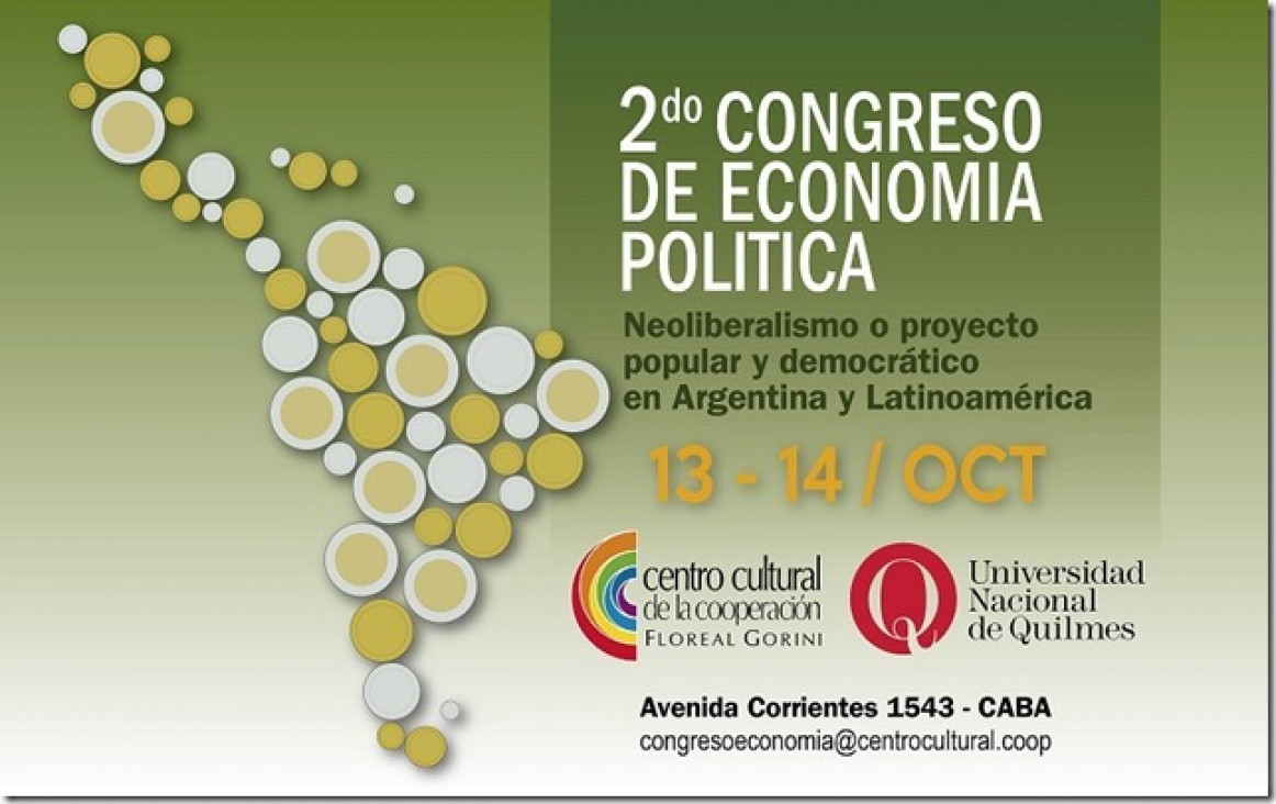 imagen COMIENZA EL SEGUNDO CONGRESO DE ECONOMÍA POLÍTICA EN BUENOS AIRES