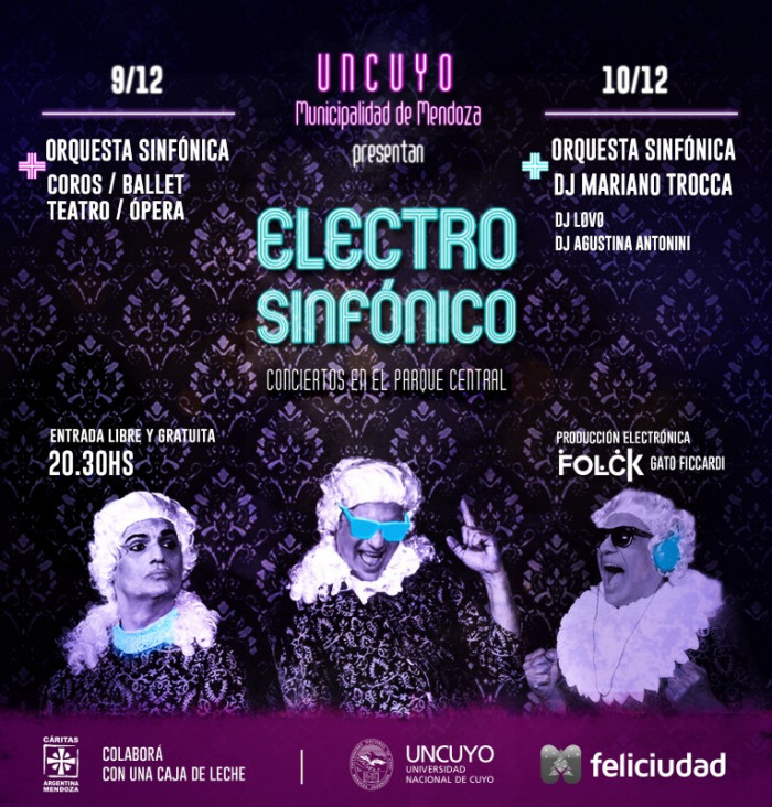 imagen Fin de año en la UNCUYO con un concierto que fusiona música electrónica y la orquesta sinfónica 