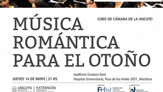 imagen Música romántica para el otoño ofrece el Coro de la UNCuyo