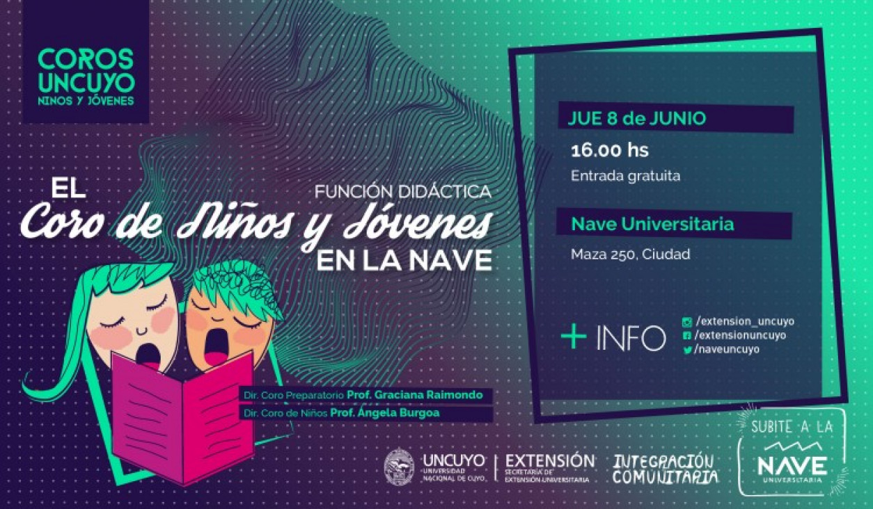 imagen Función didáctica del Coro de Niños y jóvenes de la UNCUYO