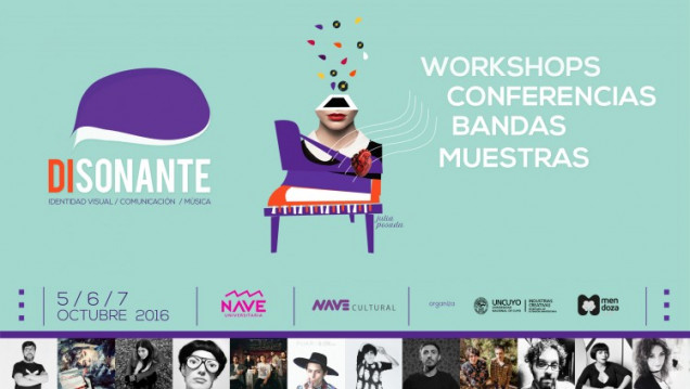 imagen Se viene «Disonante» en la Nave, un encuentro de diseño y comunicación para la música 