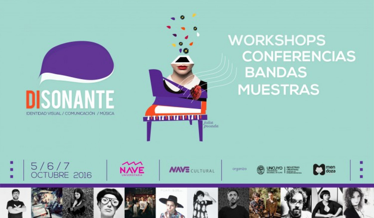 imagen Se viene «Disonante» en la Nave, un encuentro de diseño y comunicación para la música 