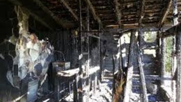 imagen Incendio intencional en FM Comarca Andina