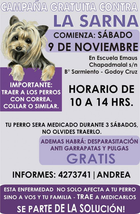 imagen Campaña contra la sarna