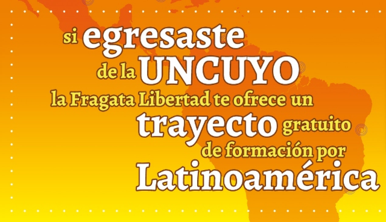 imagen Un/a egresado/a de la UNCuyo podrá viajar en la Fragata Libertad