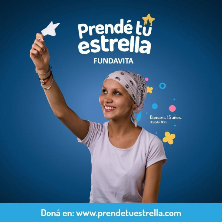 imagen Continúa la campaña de Fundavita: "Prendé tu estrella"