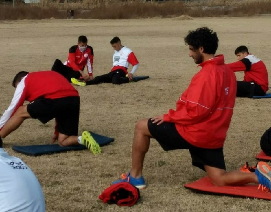 imagen David Garay entrenó en Huracán Las Heras