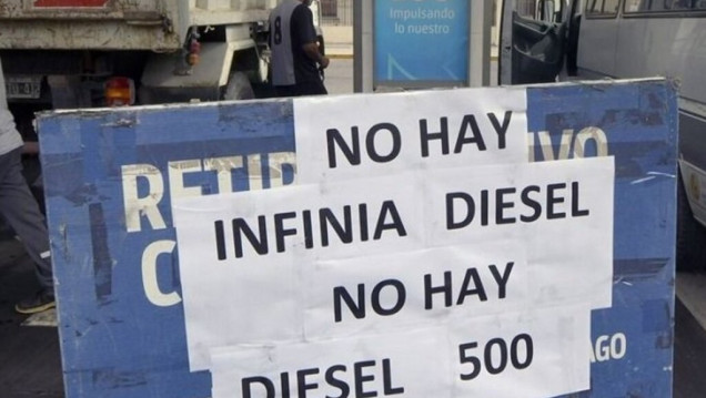 imagen Falta de Gasoil: "Desde Aprocam no tenemos respuesta del Gobierno nacional"