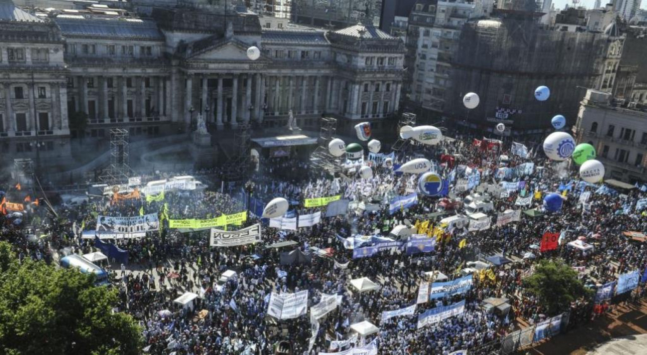 imagen Campos: "Hay sectores de la CGT que no quieren ir al paro" 