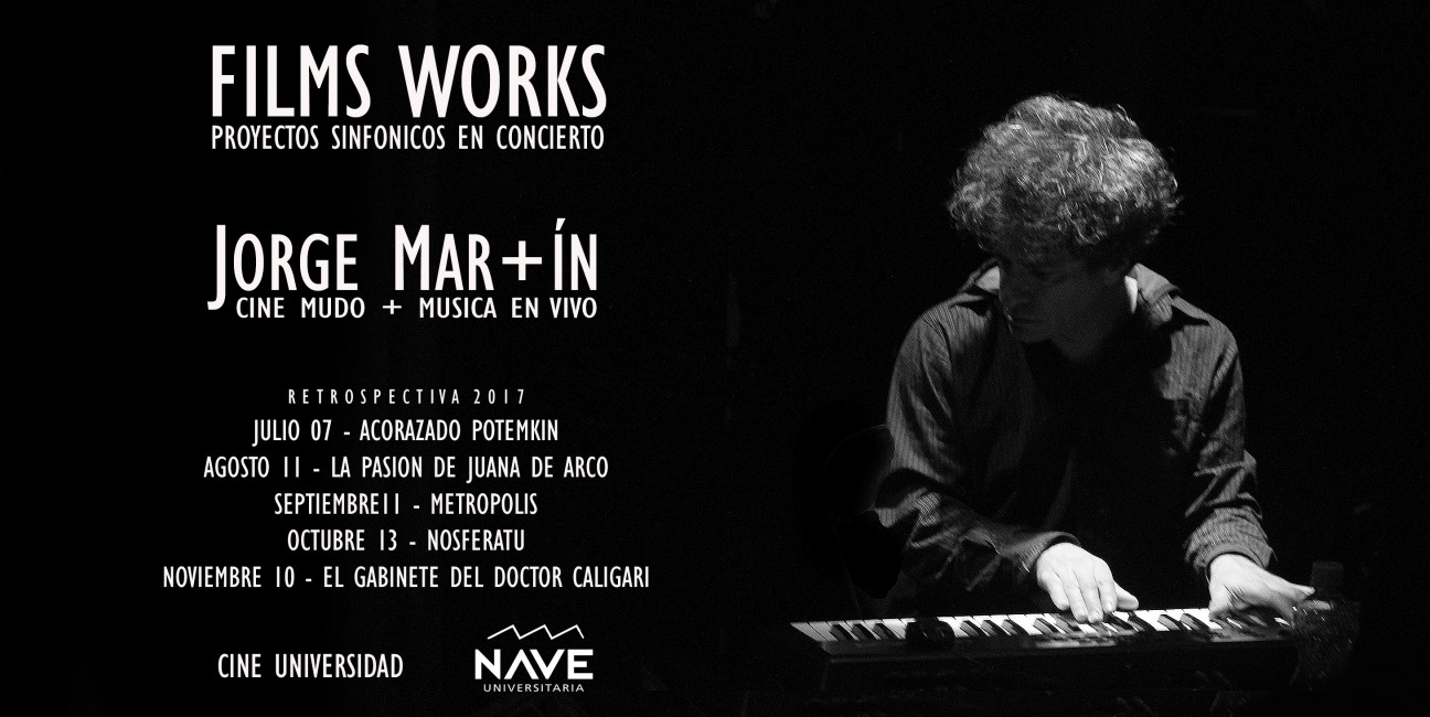 imagen Cine mudo con música en vivo, una experiencia de la mano de Jorge Martín