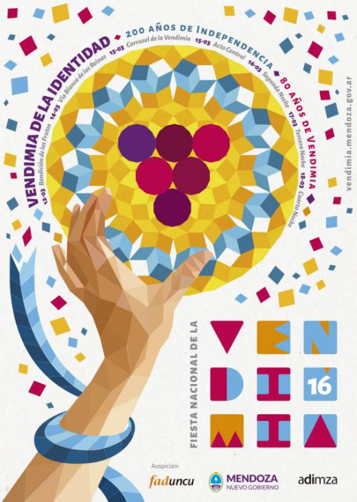 imagen La Fiesta de la Vendimia 2016 ya tiene su sistema gráfico ganador