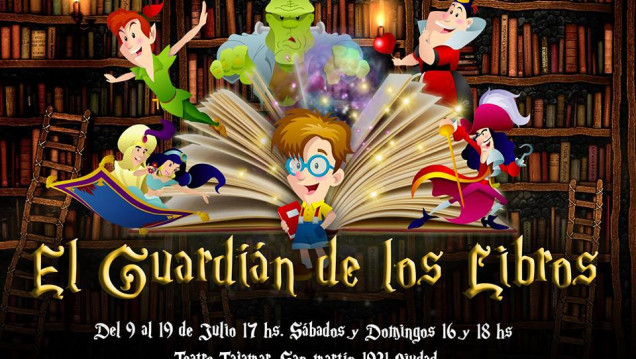 imagen El guardián de los libros, en el Teatro Tajamar