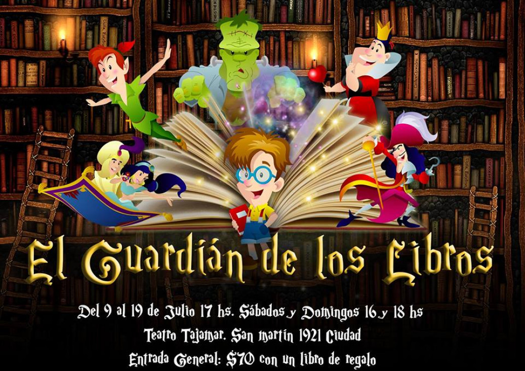 imagen El guardián de los libros, en el Teatro Tajamar
