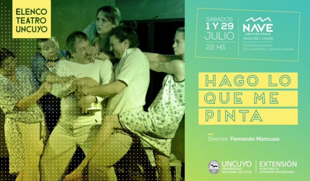 imagen Este sábado: "Hago lo que me pinta"