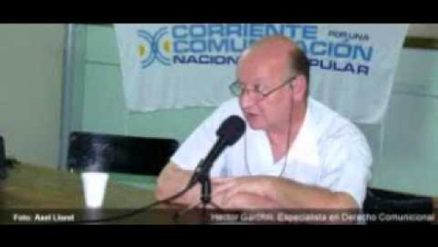 imagen Ley de Medios es constitucional: "por fin se cerró la discusión sobre esta ley", dijo Garófoli