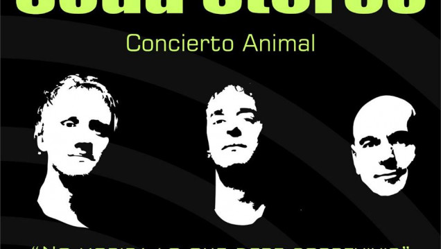 imagen "No morirá lo que debe sobrevivir", homenaje a Soda Stereo