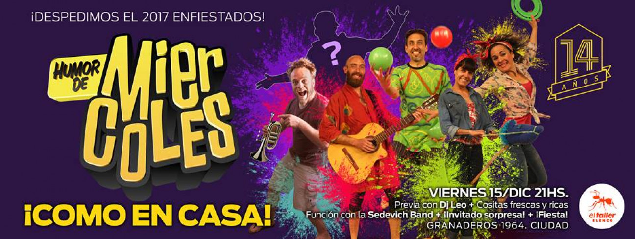 imagen "Humor de miércoles", los pioneros de la Improvisación se despiden en casa