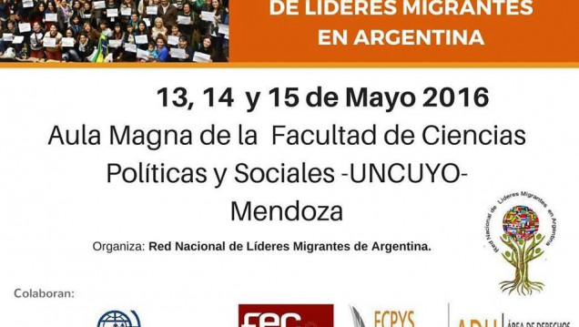 imagen  3º Encuentro de Líderes Migrantes en Argentina