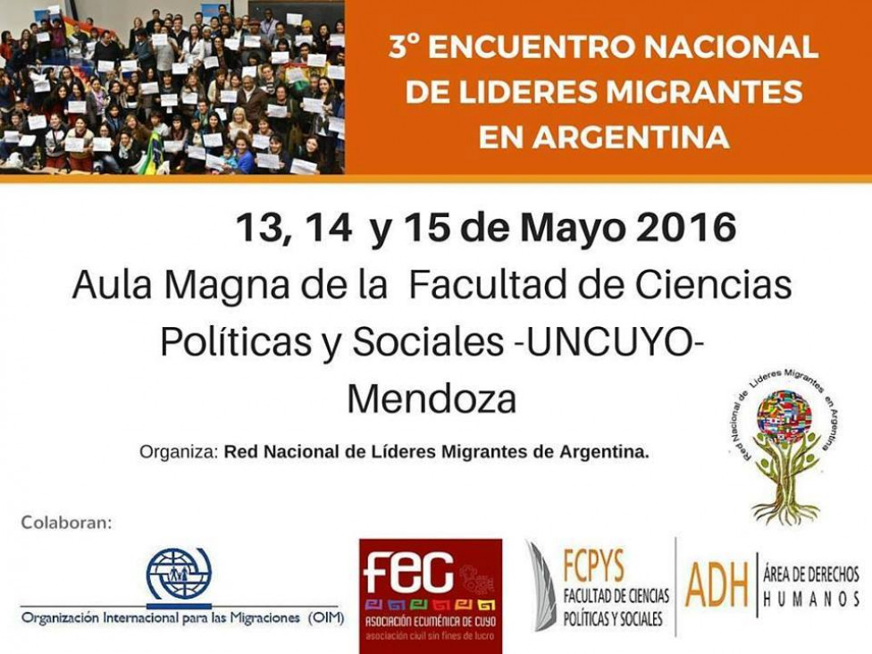 imagen  3º Encuentro de Líderes Migrantes en Argentina