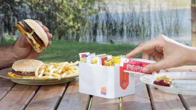 imagen Chop Chop: el invento argentino para abrir los sachets de condimentos 