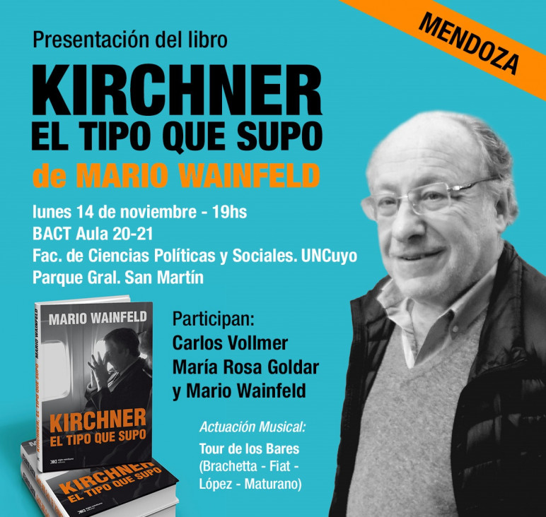 imagen "La idea de escribir sobre Kirchner la tuve durante muchos años"