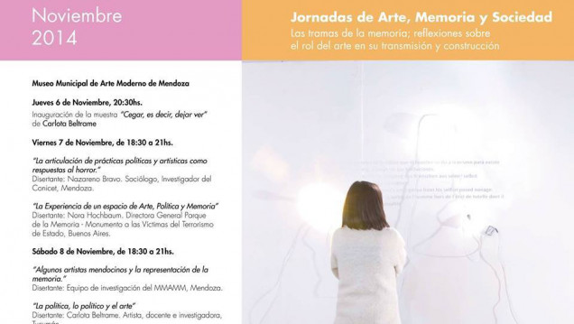 imagen Mañana comienzan las Jornadas de Arte, Memoria y Sociedad