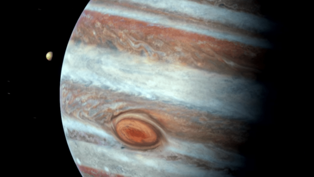 imagen Júpiter, el planeta gaseoso... ¡con agua!