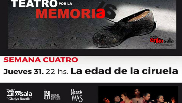 imagen Festival Teatro por la Memoria: "no tenemos que olvidar lo que sucedió en Argentina"