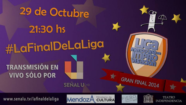 imagen Señal U transmitirá la Final de La Liga Mendocina de Improvisación