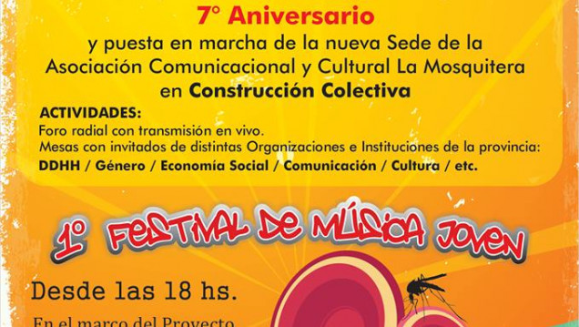 imagen La Mosquitera Radio Comunitaria cumple 7 años