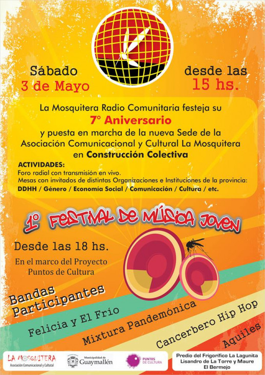 imagen La Mosquitera Radio Comunitaria cumple 7 años