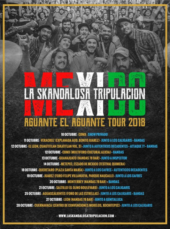 imagen Gira exitosa y disco nuevo de la Skandalosa Tripulación
