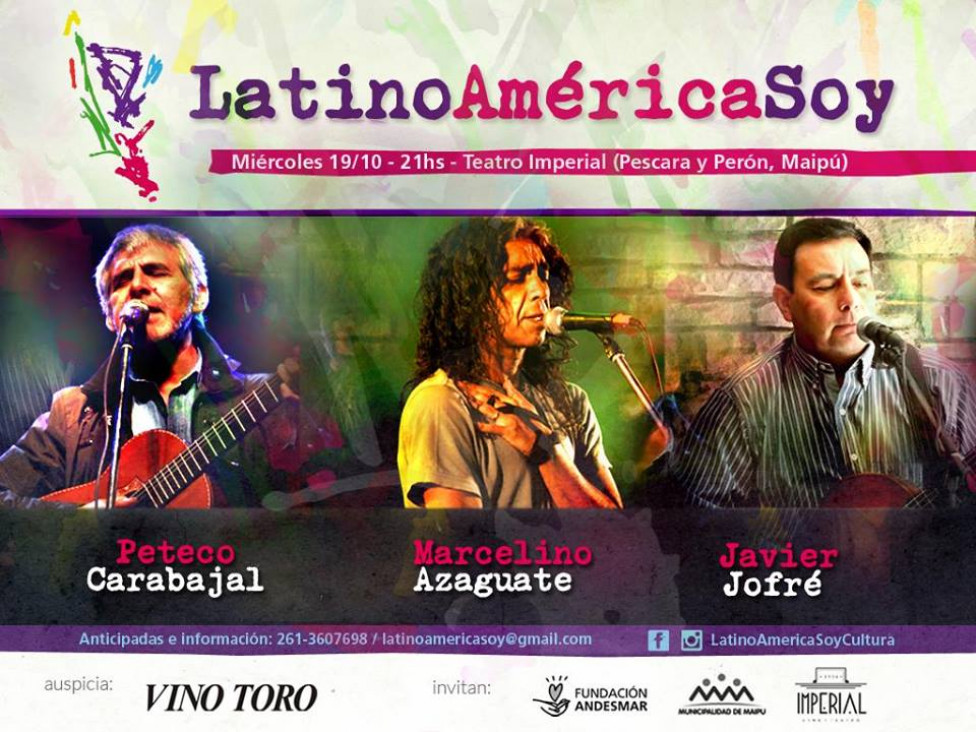 imagen Peteco Carabajal en el Ciclo "Latinoamérica Soy"