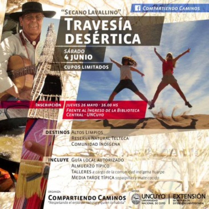 imagen Travesía Desértica para estudiantes, este 4 de junio