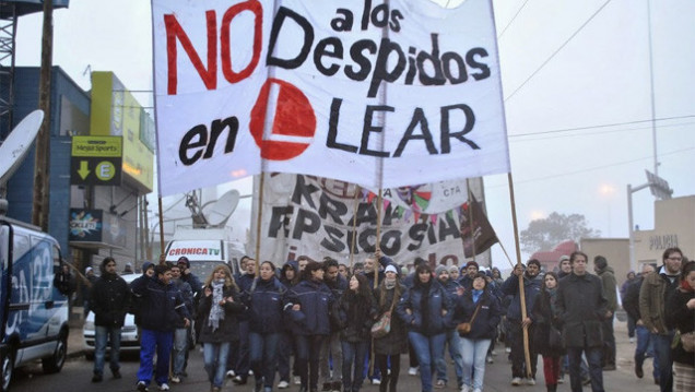 imagen Reincorporaron a 28 trabajadores despedidos de Lear