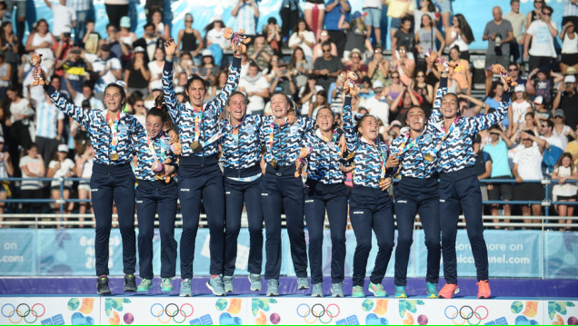 imagen Las Leoncitas se llevaron el oro y Mendoza festejó con Gianella Palet