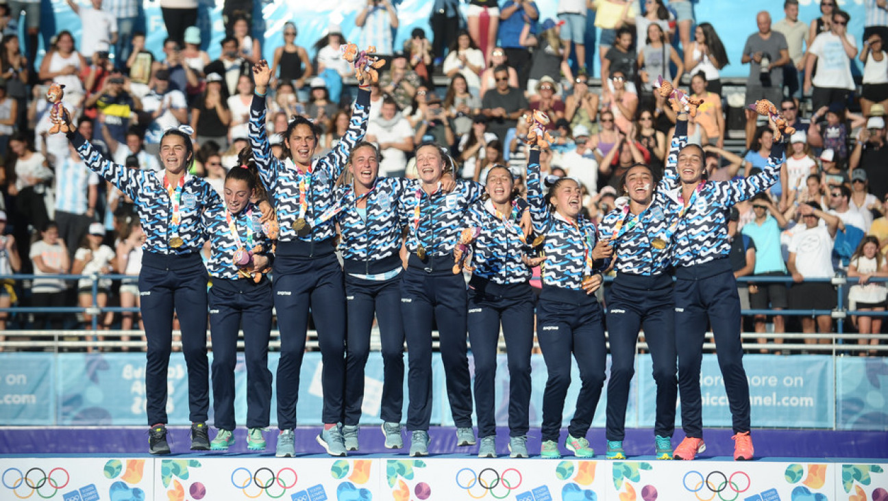 imagen Las Leoncitas se llevaron el oro y Mendoza festejó con Gianella Palet